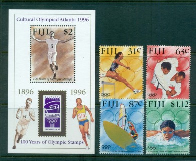 Fiji-1996-Modern-Olympic-Centenary-MS-MUH-lot54419