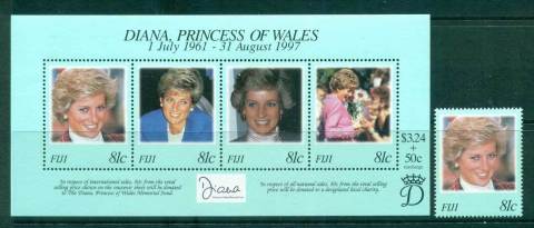 Fiji-1997-Princess-Diana-MS-MUH-lot54451