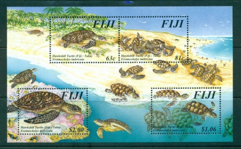 Fiji-1997-Turtles-MS-MUH-lot54449