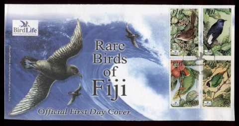 Fiji-2003-Rare-Birds-of-Fiji-FDC