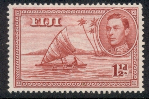 Fiji-1938-55-KGVI-Pictorial-1-5d-Outrigger-Canoe-2