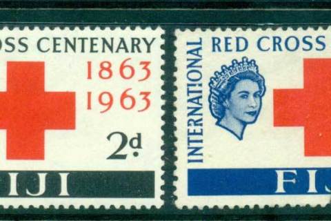 Fiji-1963-Red-Cross-Centenary-MLH-FU-lot54275