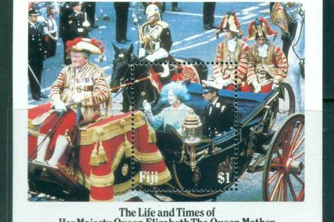 Fiji-1985-Queen-Mother-85t-Birthday-MS-MUH-lot54402