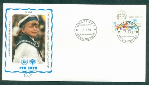 Finland-1979-IYC-International-Year-of-the-Child-FDC-lot31990