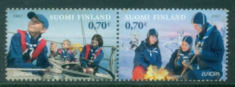 Finland-2007-EUROPA-Stamps-The-100th-Anniversary-of-Scouting-MUH