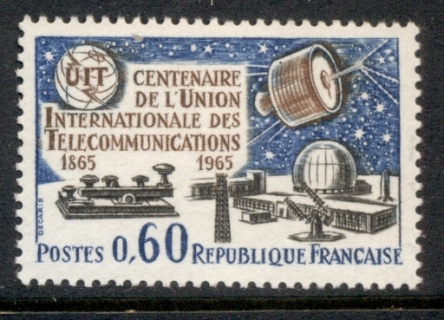 France-1965-ITU-Centenary-MUH