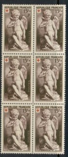 France-1950-Red-Cross-15f3f-blk6-MUH