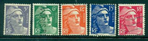 France-1951-Marianne-5-FU-Lot28886