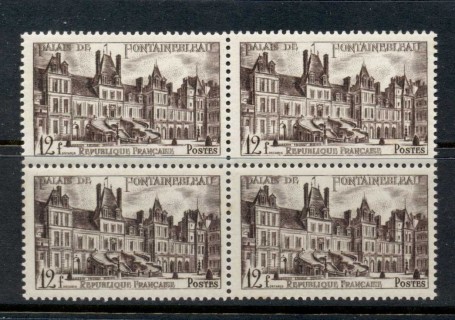 France-1951-Palace-at-Fontainbleu-blk4-MUH