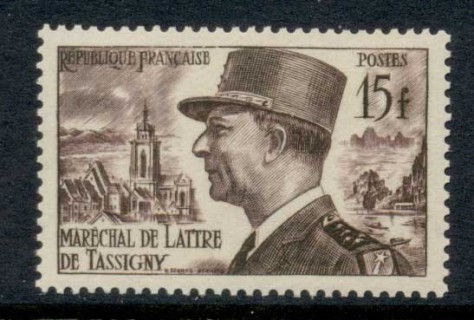 France-1952-Marshal-Jean-de-Lattre-de-Tassigny-MUH