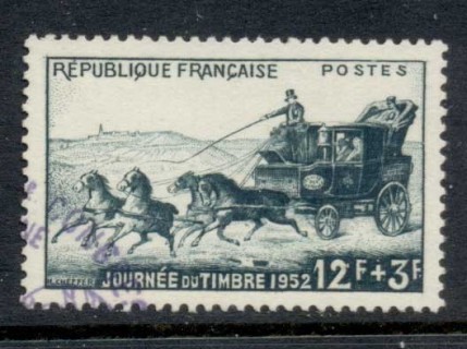 France-1952-Stamp-day-FU