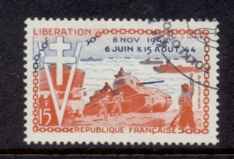 France-1954-Liberation-10th-Anniversary-FU