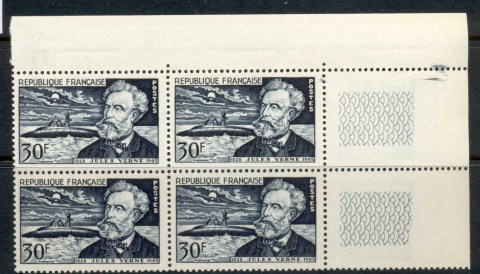 France-1955-Jules-Verne-blk4-MUH