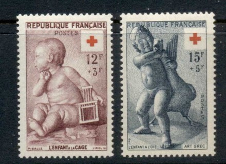 France-1955-Red-Cross-MUH