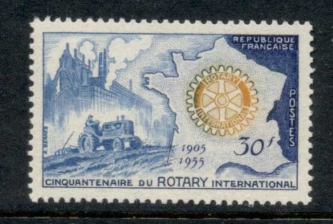 France-1955-Rotary-International-MUH