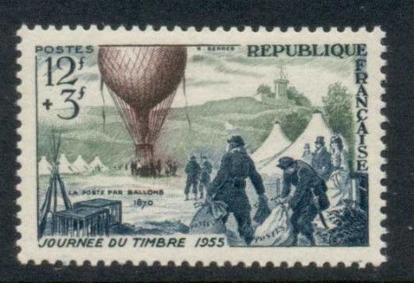 France-1955-Stamp-Day