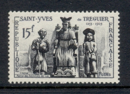 France-1956-Patron-Saint-of-Lawyers-MUH