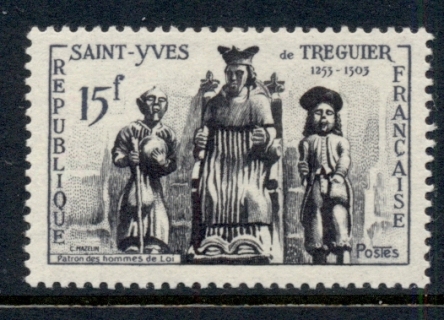 France-1956-St-Yves-patron-Saint-of-Lawyers-MUH