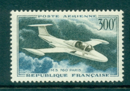 France-1957-300f-MS-760-Airplane-MLH-lot34810