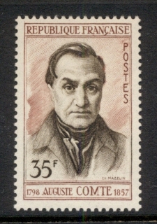 France-1957-August-Comte-MUH