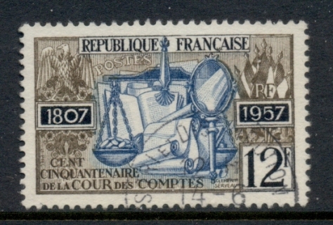 France-1957-French-Cours-de-Comptes-FU