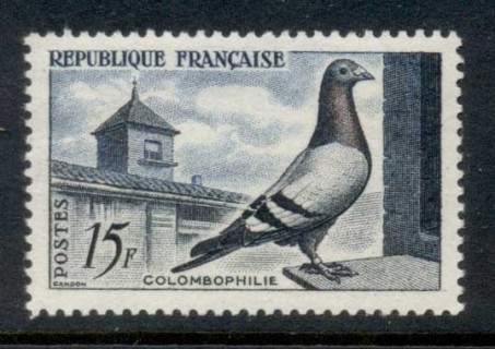 France-1957-Homing-Pigeon-MUH