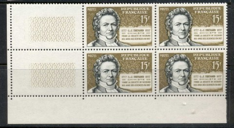 France-1957-Louis-Jacques-Thenard-blk4-MUH