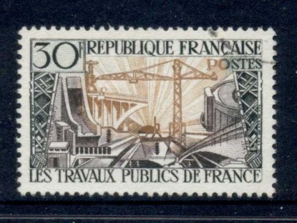 France-1957-Symbols-of-Public-Works-FU