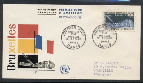 France-1958-Brussels-Expo-FDC