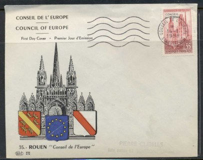 France-1958-Council-of-Europe-FDC