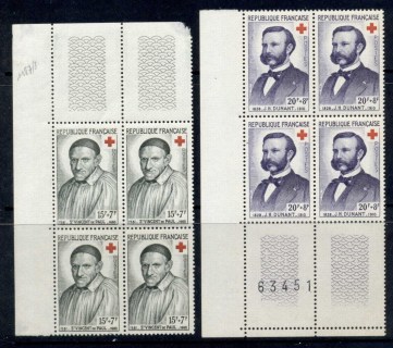 France-1958-Red-Cross-blk4-MUH