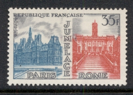 France-1958-Rome-Paris-Cultural-ties-MUH