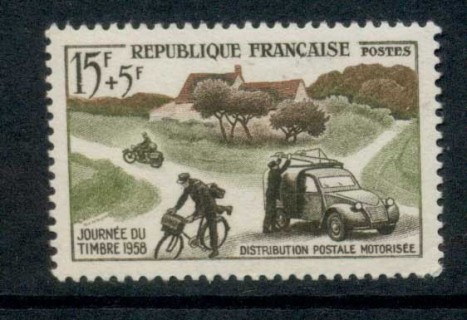 France-1958-Stamp-Day