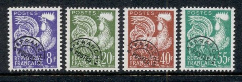 France-1959-Gallic-Cock-Precancels-MUH