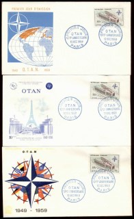 France-1959-OTAN-3xFDC