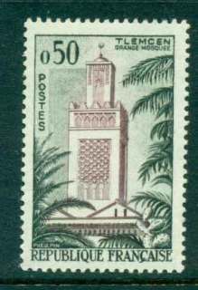 France-1960-50c-Tlemcen-Mosque-MLH-lot49346