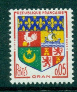 France-1960-5c-Arms-of-Oran-MLH-Lot24541