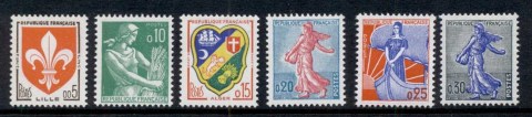 France-1960-61-Definitives-MUH