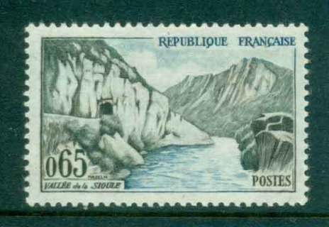 France-1960-65c-Sioule-valley-MLH-lot49347