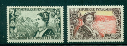 France-1960-Annexation-of-Nice-Savoy-MLH-Lot29007