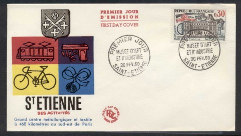 France-1960-Museum-of-Art-Industry-FDC