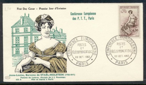 France-1960-Post-telecommunications-Conference-FDC