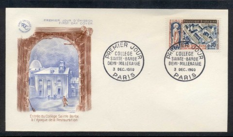 France-1960-St-barbara-School-FDC