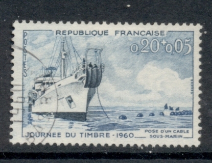 France-1960-Stamp-day-FU