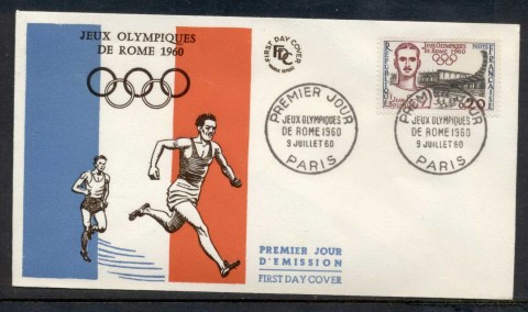 France-1960-Summer-Olympics-Rome-FDC