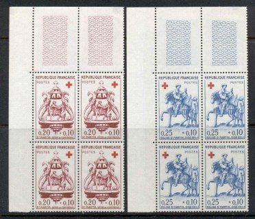 France-1960-red-Cross-blk4-MUH