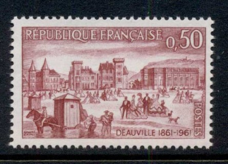 France-1961-Centenary-of-Deauville-MUH