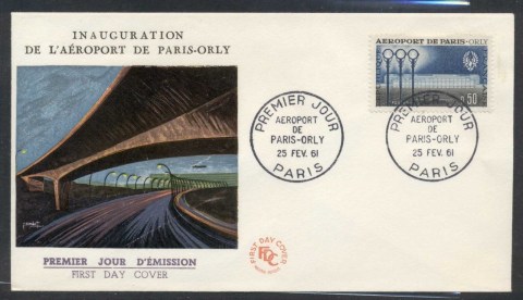 France-1961-Orly-Airport-FDC