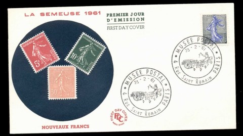 France-1961-Semeuse-FDC