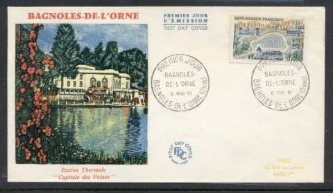 France-1961-Thermal-Spa-Lorne-FDC